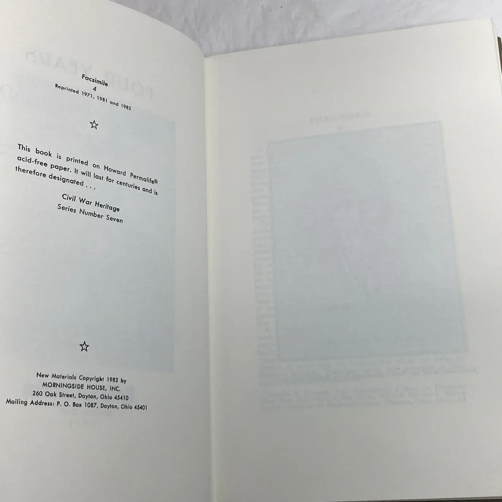 Four Years‎ In The Stonewall Brigade John Casler HC 1982 Morningside